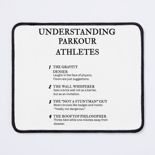Item preview, Understanding Parkour Athletes – Funny Urban Ninja Definitions designed and sold by PsyFlow35.