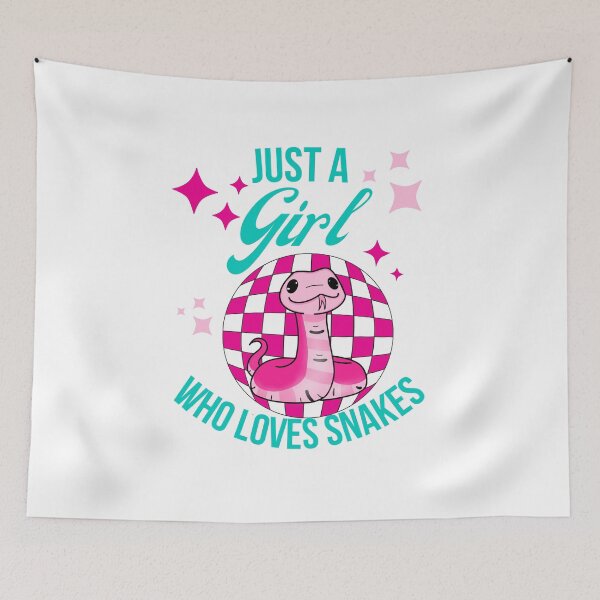 Item preview, Just a girl who loves snakes designed and sold by BritishDelights.
