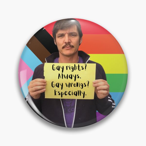 Item preview, Gay Rights? Always. Gay Wrongs? Especially. – Pedro Pride Edition designed and sold by LittleMsMorales.