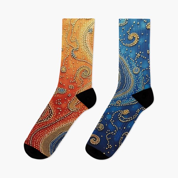 Item preview, Aboriginal Inspired Dot Art - The Serenity Of Lava And Water designed and sold by GrinGalore.