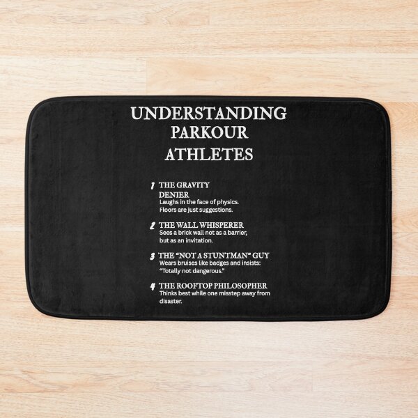 Item preview, Understanding Parkour Athletes – Funny Urban Ninja Definitions – Black designed and sold by PsyFlow35.