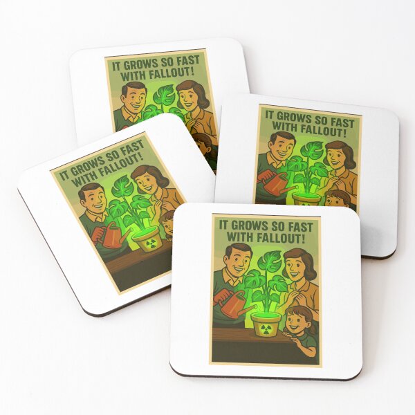 Item preview, Family enjoying fast-growing plant in pot with radiation symbol, concept of Global Day Against Nuclear Weapons   designed and sold by WIKKI-White.