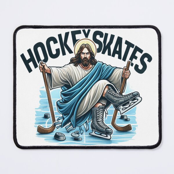 Item preview, Jesus Hockey Skates designed and sold by erkinmaddison.