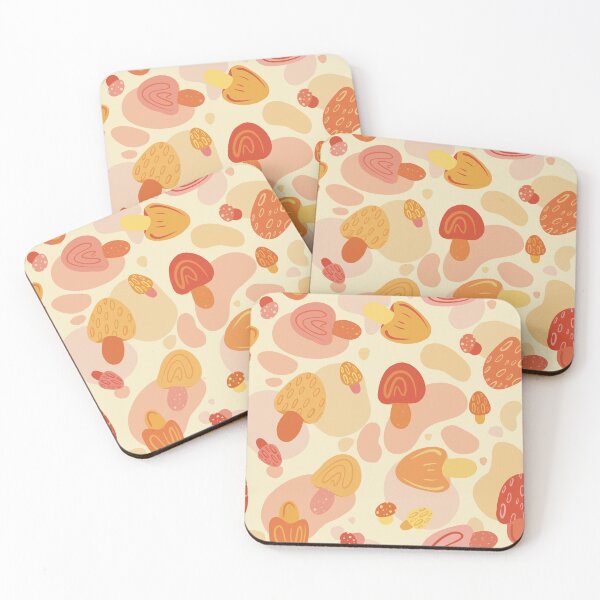 Item preview, Creamsicle Mushroom Print designed and sold by Druid Soup.