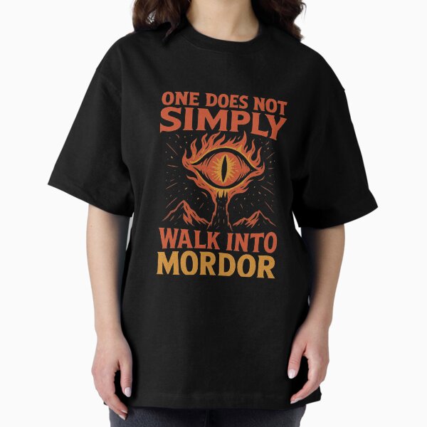 Item preview, One Does Not Simply Walk Into Mordor – Eye of Sauron LOTR Meme Fan Art designed and sold by PrintsCanyon.