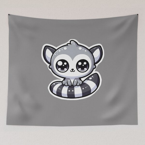 Item preview, Kawaii Lemur designed and sold by ArtistEmbrace.