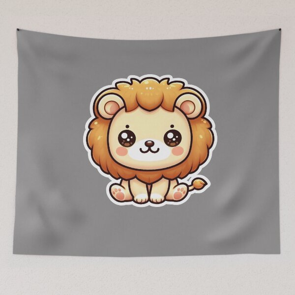 Item preview, Kawaii Lion designed and sold by ArtistEmbrace.