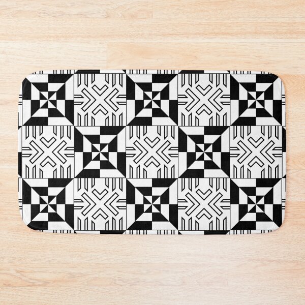 Item preview, Retro Art Deco Geometric Pattern 24.P06.065.066 designed and sold by Space & Care - Art Deco GeoMetrica.