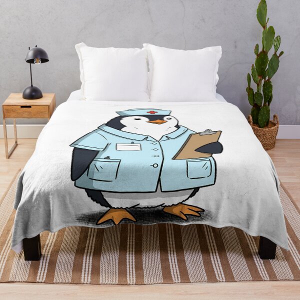 Item preview, Professional Penguin Nurse - Dedicated Healthcare Bird Art designed and sold by k3rstman1.