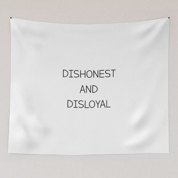 Item preview, Dishonest and Disloyal cheater relationship designed and sold by Slassyat.
