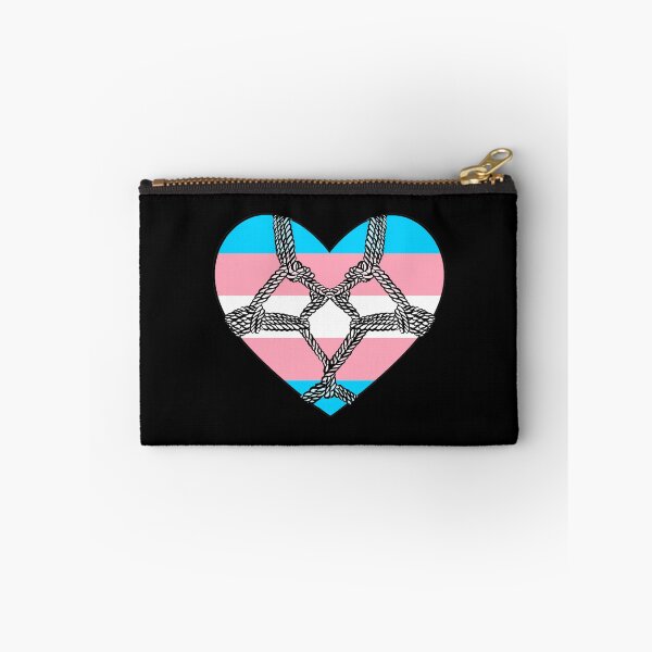 Item preview, Trans Pride Heart - Bondage Shibari - PRIDE LGBTQIA+  designed and sold by 2nthePink.