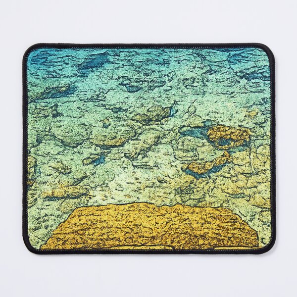 Item preview, Golden Rocks and Crystal Water | Shallow Reef Texture - Coastal Clarity Vibe designed and sold by GEEEN.