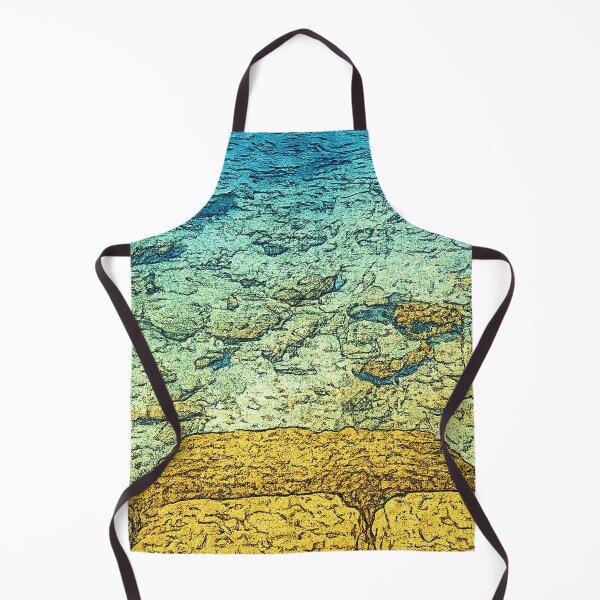 Item preview, Golden Rocks and Crystal Water | Shallow Reef Texture - Coastal Clarity Vibe designed and sold by GEEEN.