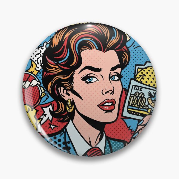 Item preview, Retro pop art diva with banknote designed and sold by Happy Heart Studio.