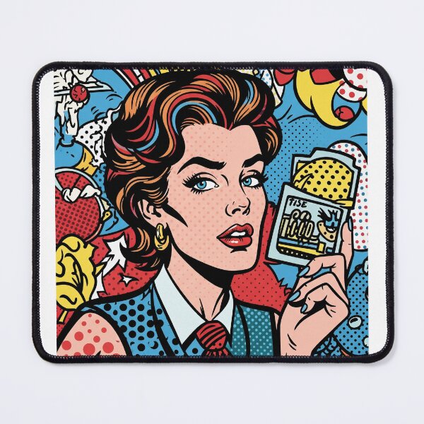 Item preview, Retro pop art diva with banknote designed and sold by Happy Heart Studio.