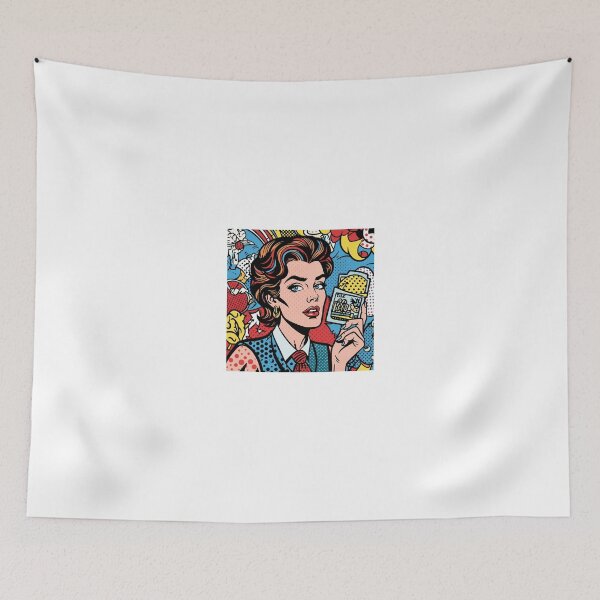 Item preview, Retro pop art diva with banknote designed and sold by Happy Heart Studio.