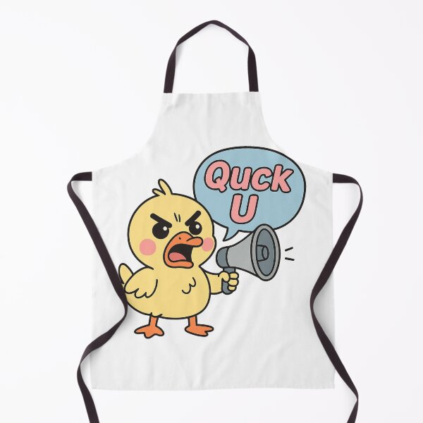 Item preview, Quack U – Angry Kawaii Duck with Attitude designed and sold by Asbiell.