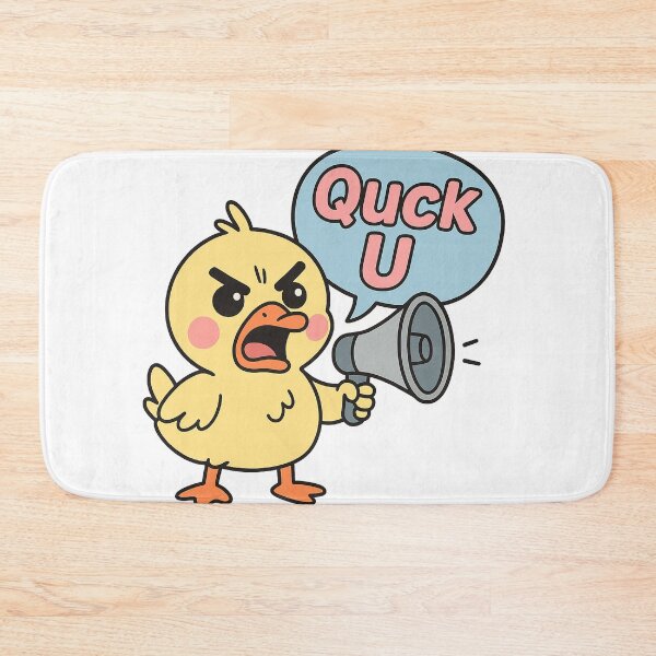 Item preview, Quack U – Angry Kawaii Duck with Attitude designed and sold by Asbiell.