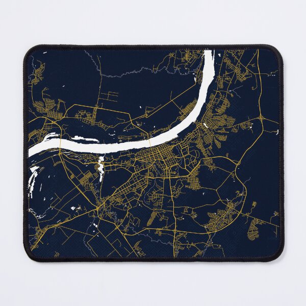 Item preview, Perm City Map of Russia - Gold Art Deco designed and sold by deMAP.