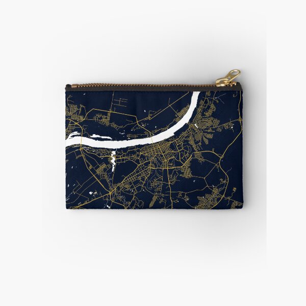 Item preview, Perm City Map of Russia - Gold Art Deco designed and sold by deMAP.