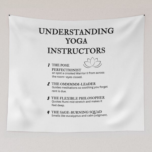 Item preview, Understanding Yoga Instructors – Funny Mind-Body Definitions designed and sold by PsyFlow35.