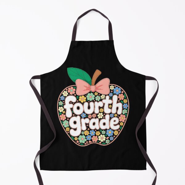 Item preview, Fourth Grade Teacher Team Apple Floral Back To School  designed and sold by cawtoon.