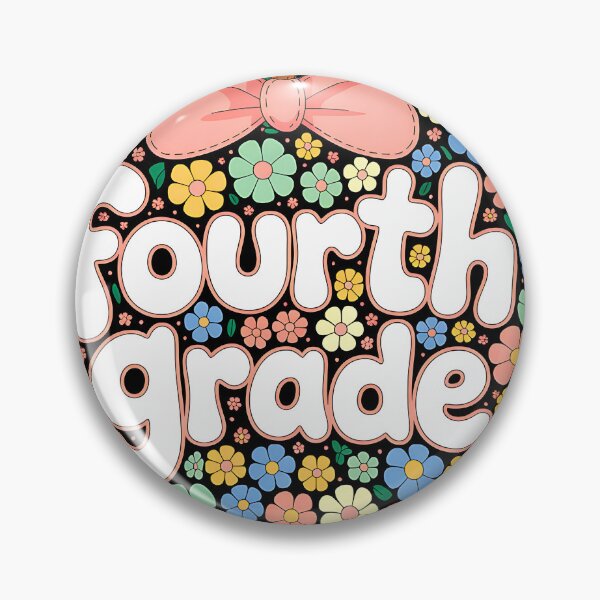 Item preview, Equipo de maestros de cuarto grado: Apple Floral, regreso a clases designed and sold by cawtoon.