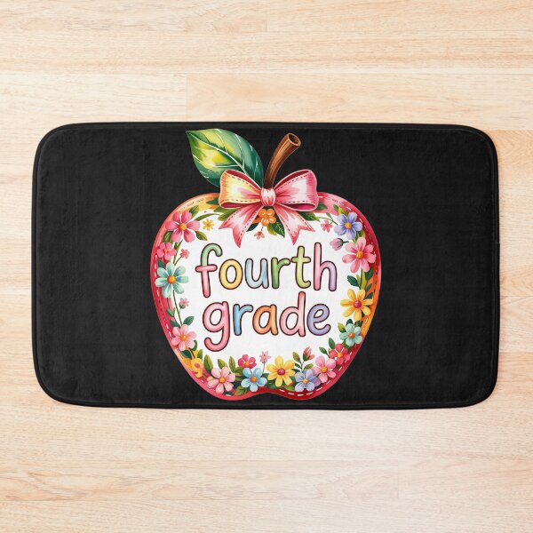 Item preview, Fourth Grade Teacher Team Apple Floral Back To School  designed and sold by cawtoon.