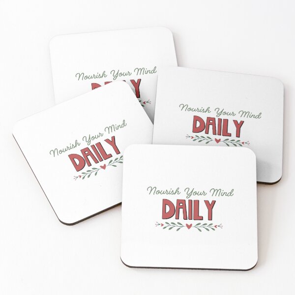 Item preview, Nourish Your Mind Daily designed and sold by musthavewords.