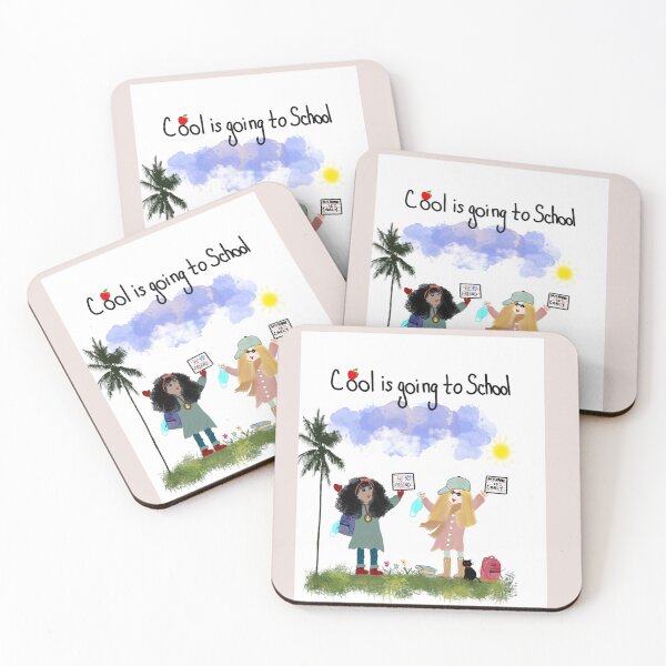 Item preview, Cool Is Going to School – Inclusive Back-to-School Print designed and sold by spisc01.