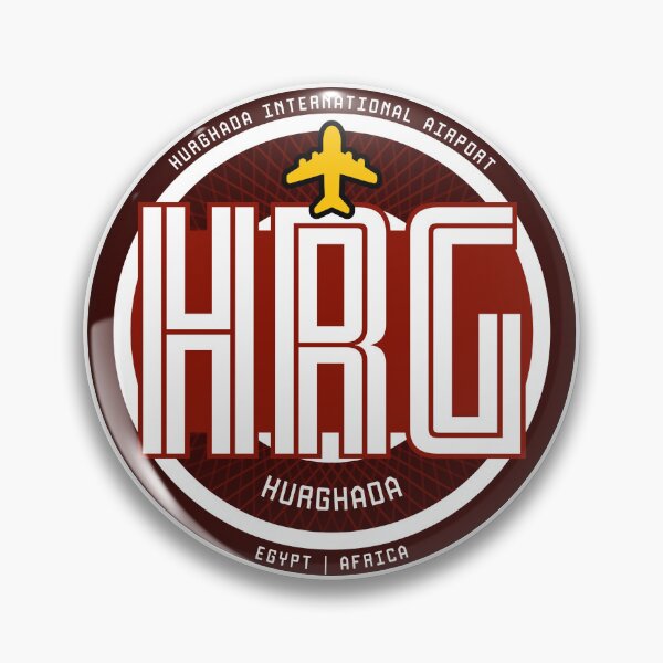 Item preview, Airport Badge Sticker HRG Hurghada designed and sold by avionuts.