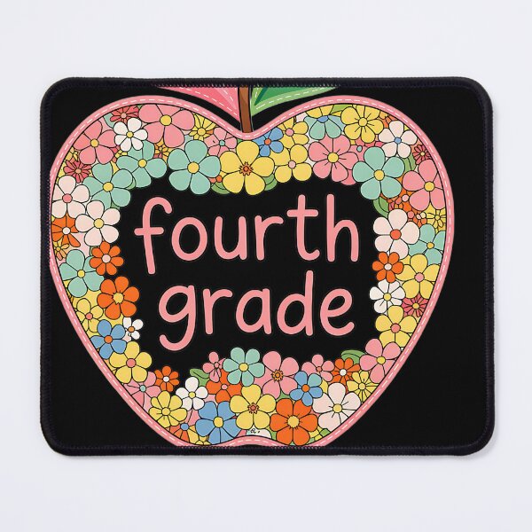 Item preview, Fourth Grade Teacher Team Apple Floral Back To School designed and sold by cawtoon.