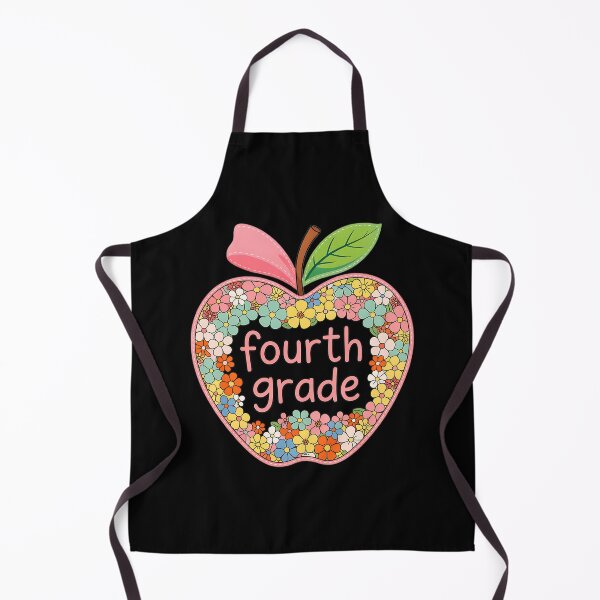 Item preview, Fourth Grade Teacher Team Apple Floral Back To School designed and sold by cawtoon.