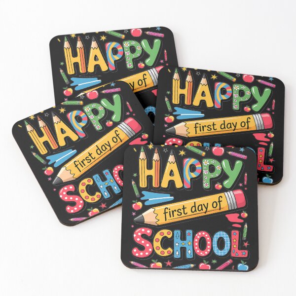 Item preview, Groovy Happy First Day Of School Back To School  designed and sold by cawtoon.