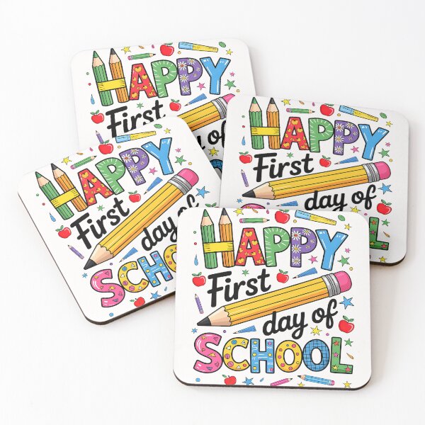 Item preview, Groovy Happy First Day Of School Back To School  designed and sold by cawtoon.