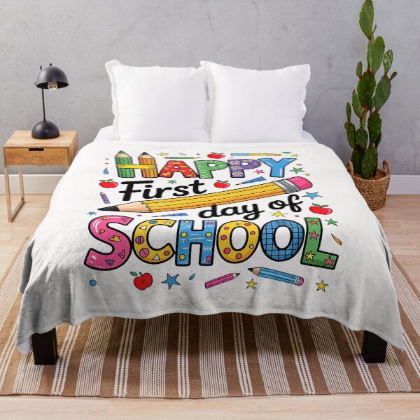 Item preview, Groovy Happy First Day Of School Back To School designed and sold by cawtoon.