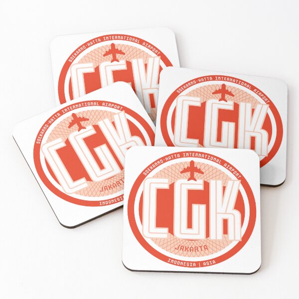 Item preview, Airport Badge Sticker CGK Jakarta designed and sold by avionuts.