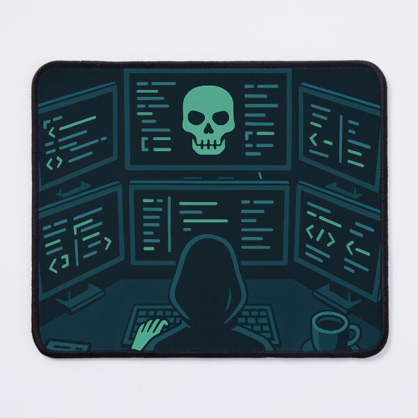Item preview, Hacker Skull Code Cyberspace Master designed and sold by EvokeInspire.