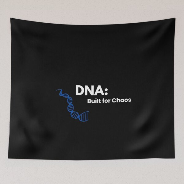 Item preview, DNA Built for Chaos Funny Minimalist Design designed and sold by Little Legend Designs.