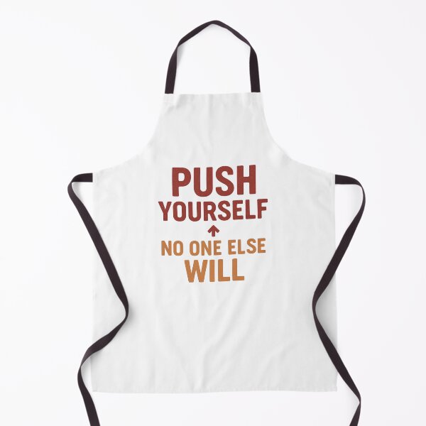 Item preview, Push Yourself, No One Else Will | Bold Motivational Quote Tee designed and sold by Just You Tee | Say It Loud, Wear It Proud.