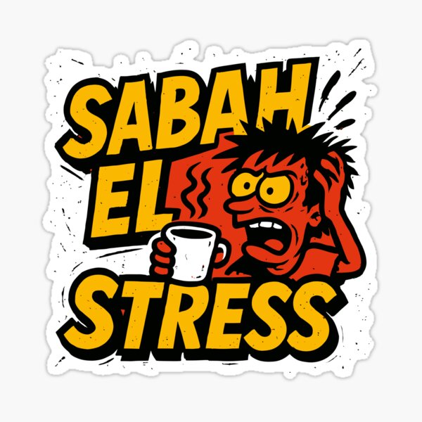 Item preview, Funny Arab Quote T-Shirt | SABAH EL STRESS designed and sold by Jo-Print.