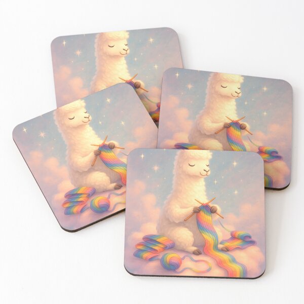 Item preview, Llama Dreams in Rainbow Stitches designed and sold by Kayqriel.