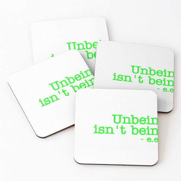 Item preview, Unbeing dead isn't being alive. e.e. cummings designed and sold by Beakerzor.