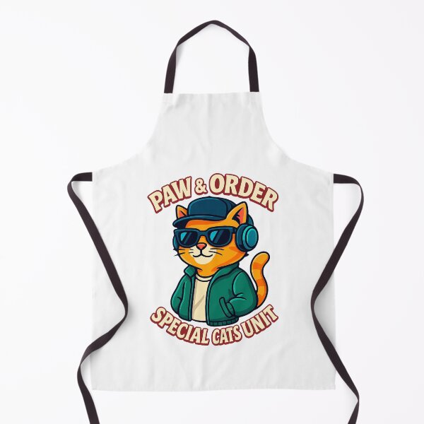 Item preview, Paw & Order – Funny Cat Detective Parody Design designed and sold by FriskySloths.