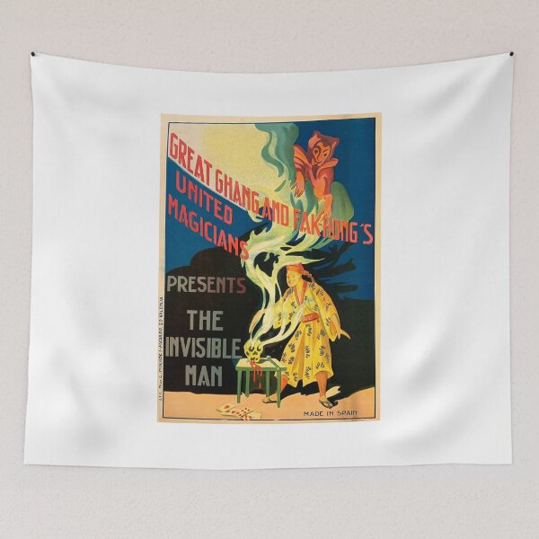 Item preview, Vintage Chinese Magician Promotional Poster designed and sold by IanBakerToons.