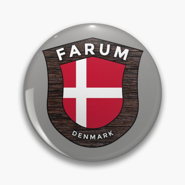 Item preview, Farum Denmark Emblem Flag designed and sold by World Designs.