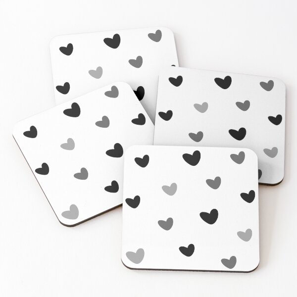 Item preview, Black and grey mini heart designed and sold by sptsang.