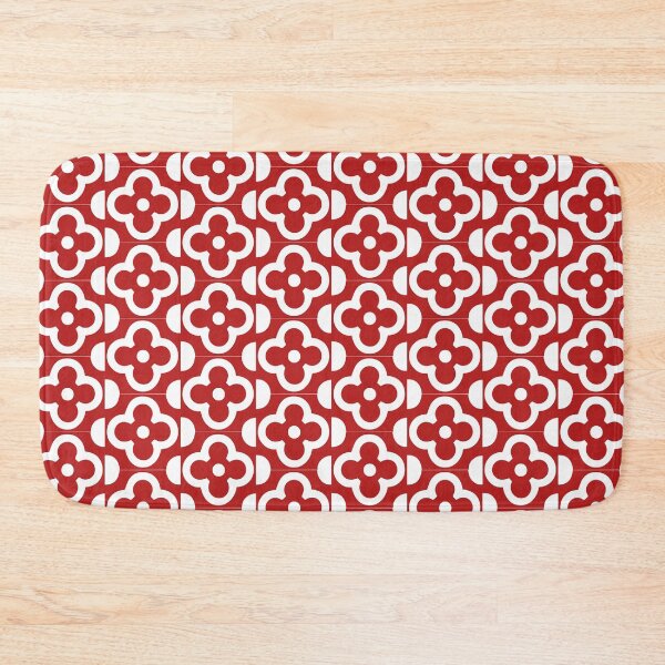 Artikelvorschau, Rotes Blumenmuster entworfen und verkauft von CREATi AG.