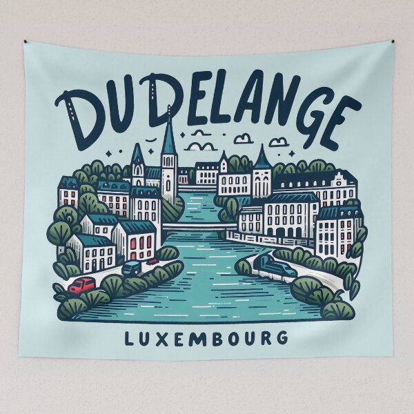 Item preview, Dudelange Luxembourg designed and sold by WanderlustCoCo.