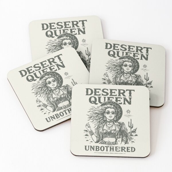 Item preview, Desert Queen - Unbothered - Confident Western Boho Style designed and sold by QuirkySpark.